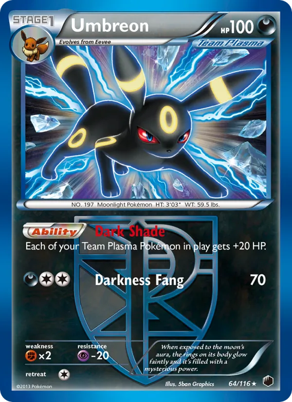 Umbreon – Plasma Freeze 64
