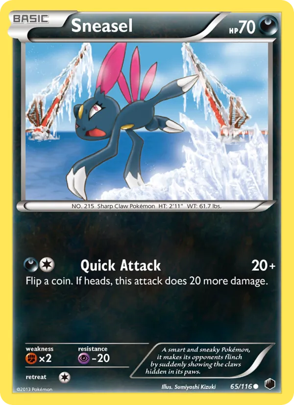 Sneasel – Plasma Freeze 65