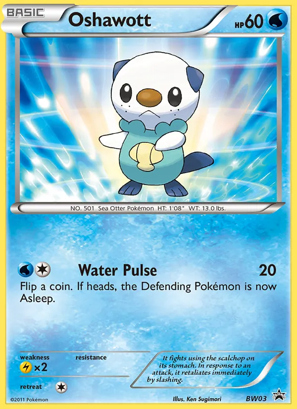 Oshawott – BW Black Star Promos BW03
