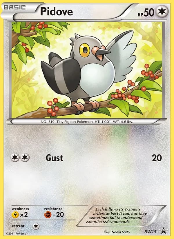 Pidove – BW Black Star Promos BW15