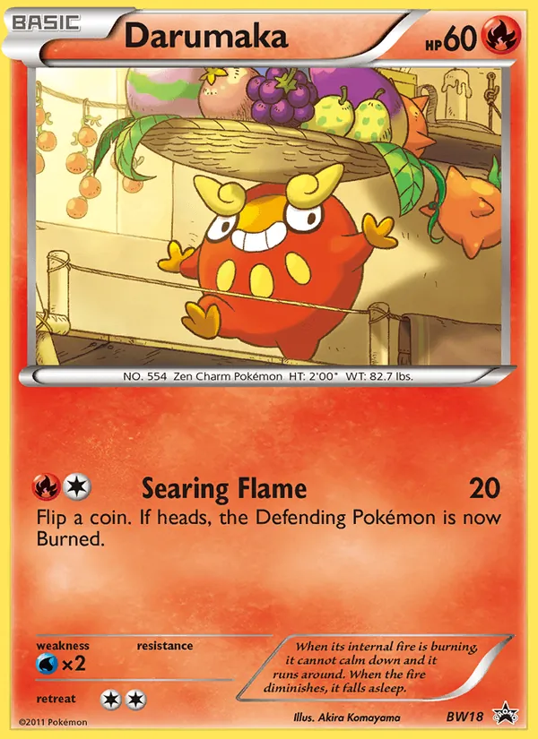 Darumaka – BW Black Star Promos BW18
