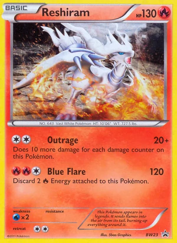 Reshiram – BW Black Star Promos BW23