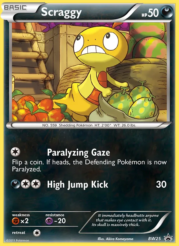 Scraggy – BW Black Star Promos BW25