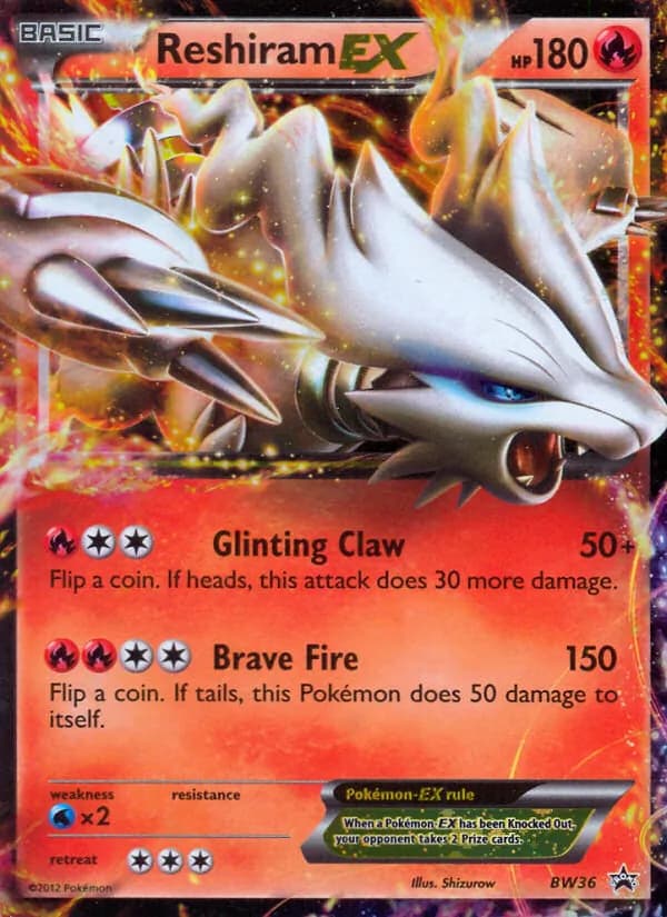 Reshiram-EX – BW Black Star Promos BW36