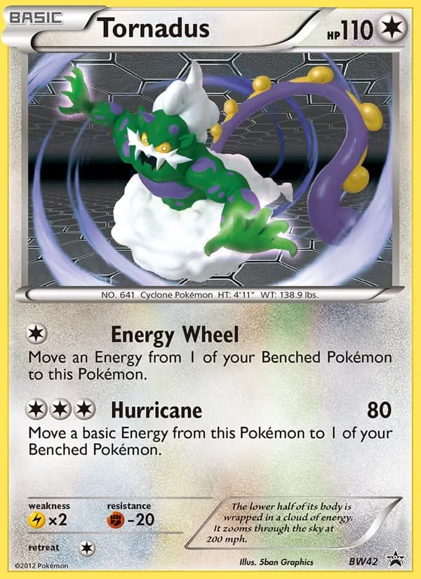 Tornadus – BW Black Star Promos BW42