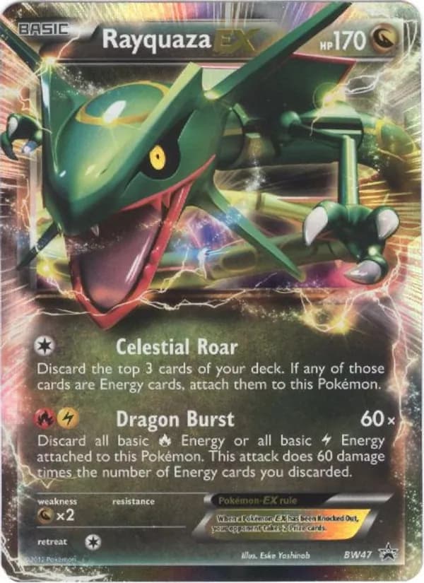 Rayquaza-EX – BW Black Star Promos BW47