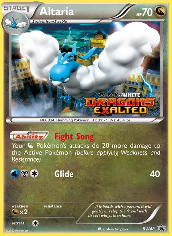 Altaria – BW Black Star Promos BW48