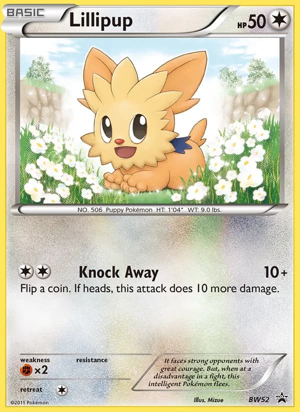 Lillipup – BW Black Star Promos BW52