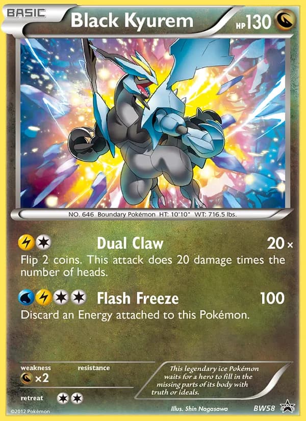 Black Kyurem – BW Black Star Promos BW58