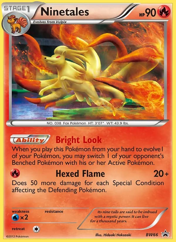 Ninetales – BW Black Star Promos BW66