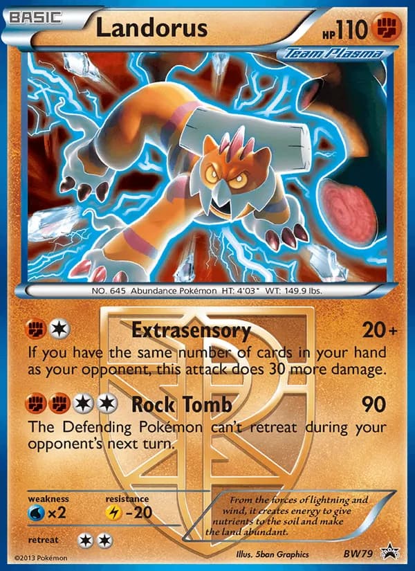 Landorus – BW Black Star Promos BW79