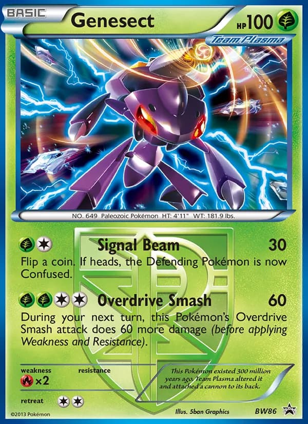 Genesect – BW Black Star Promos BW86