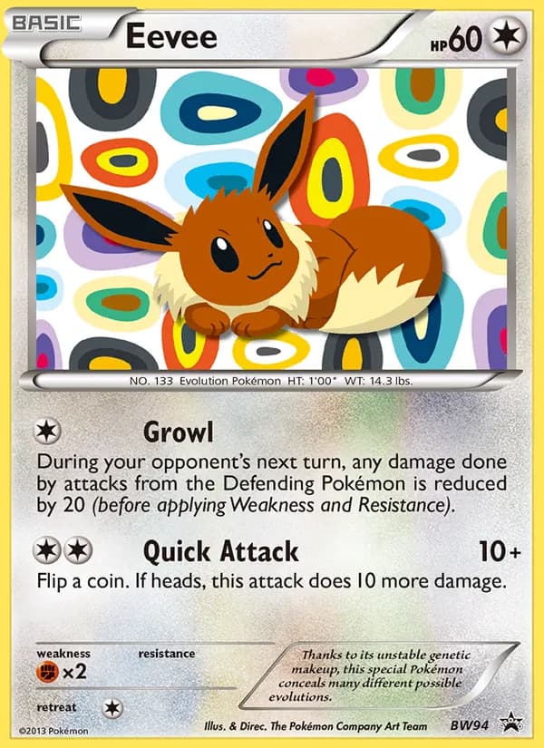 Eevee – BW Black Star Promos BW94