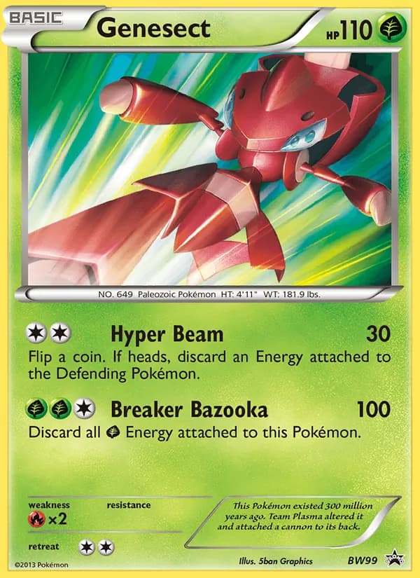 Genesect – BW Black Star Promos BW99