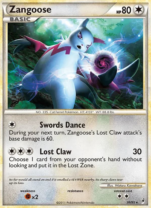 Zangoose – Call of Legends 39