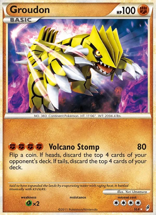 Groudon – Call of Legends SL4