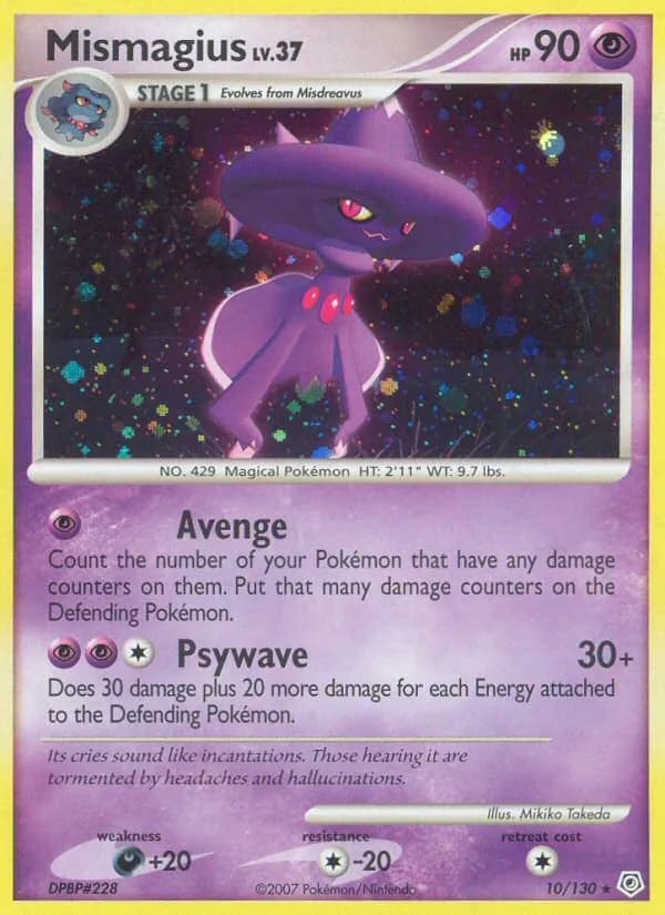 Mismagius – Diamond & Pearl 10