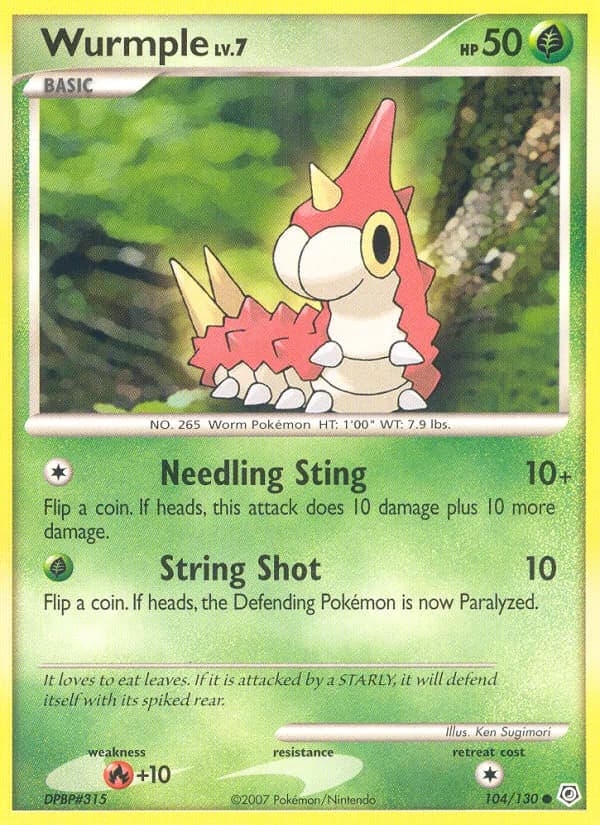 Wurmple – Diamond & Pearl 104