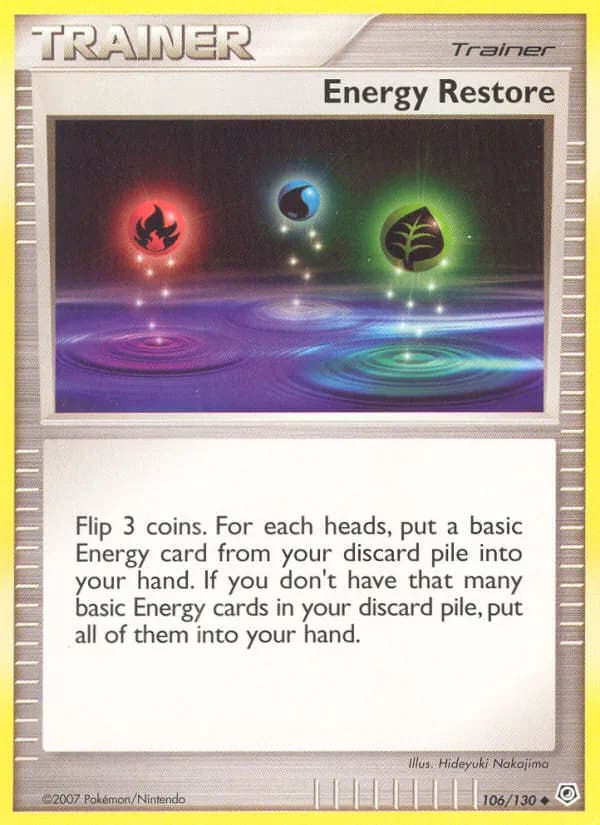 Energy Restore – Diamond & Pearl 106