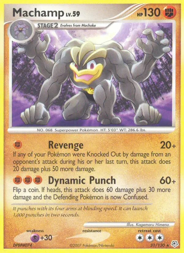 Machamp – Diamond & Pearl 31