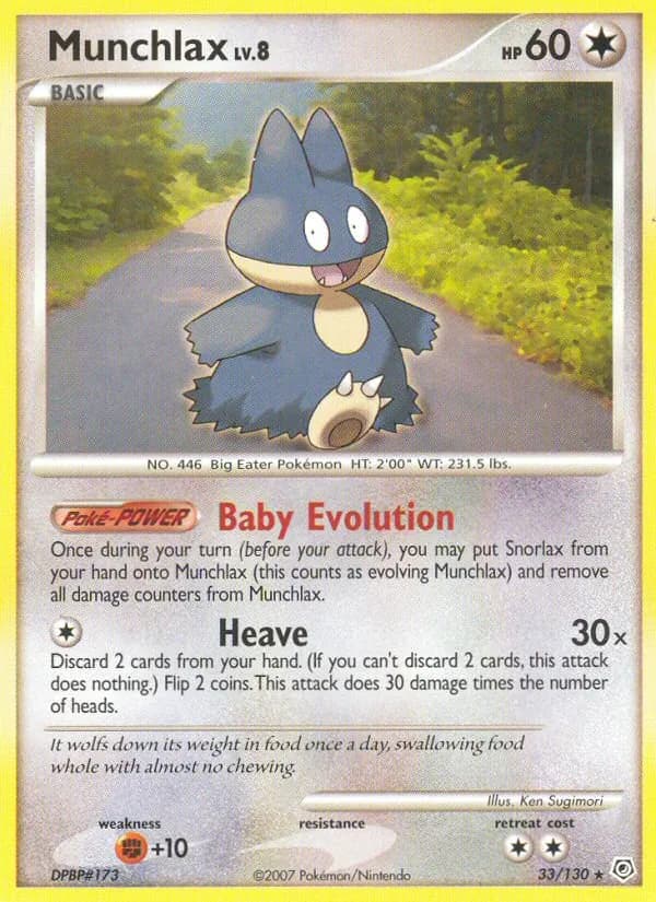 Munchlax – Diamond & Pearl 33