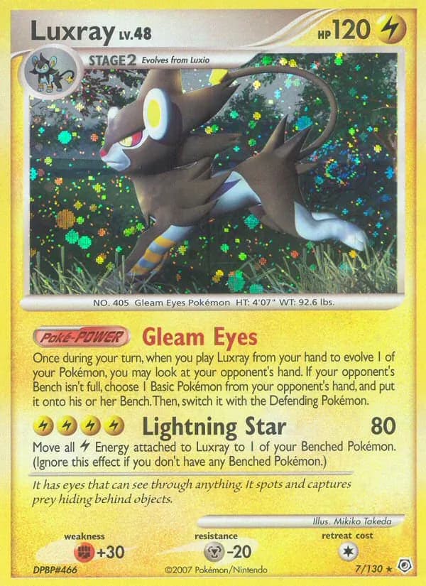 Luxray – Diamond & Pearl 7
