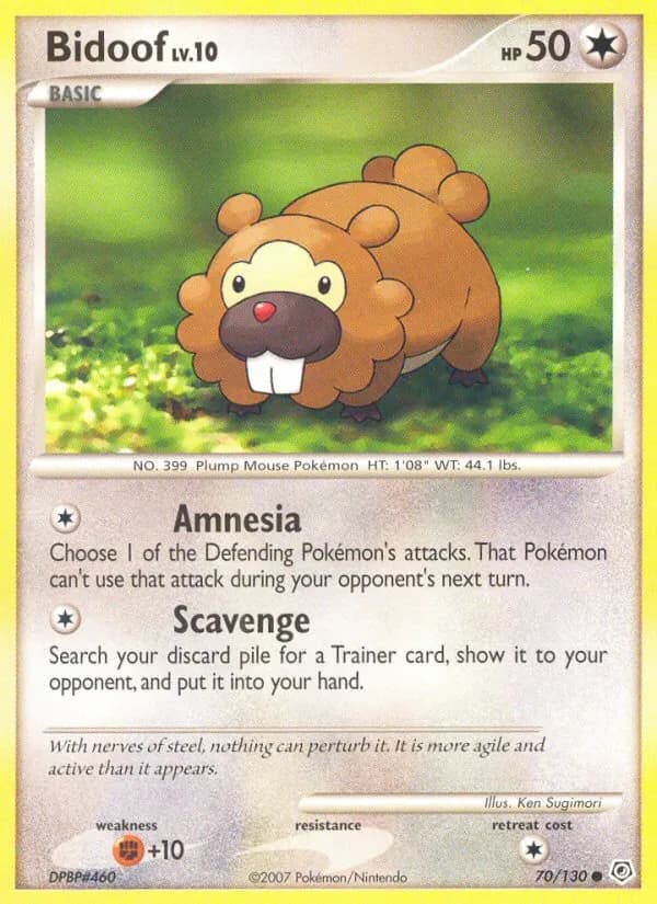 Bidoof – Diamond & Pearl 70
