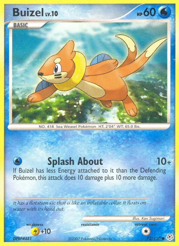 Buizel – Diamond & Pearl 72