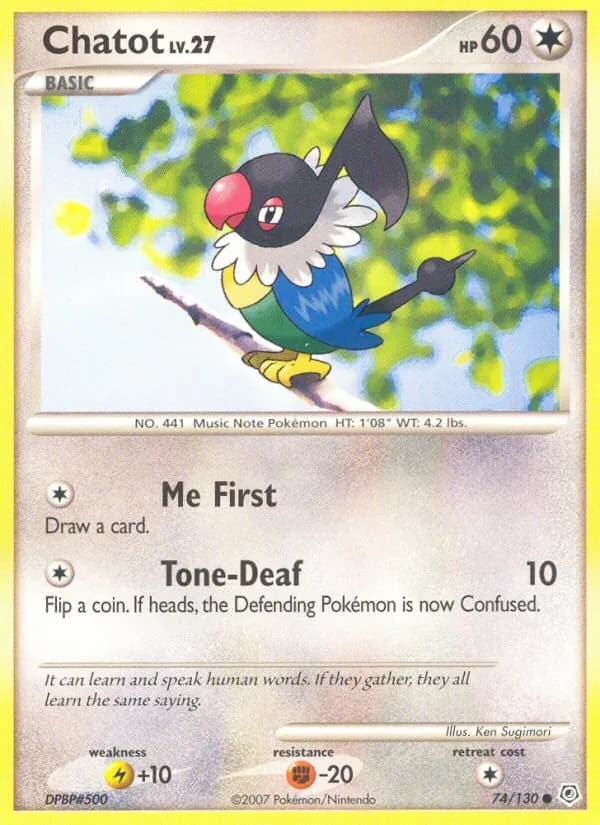 Chatot – Diamond & Pearl 74