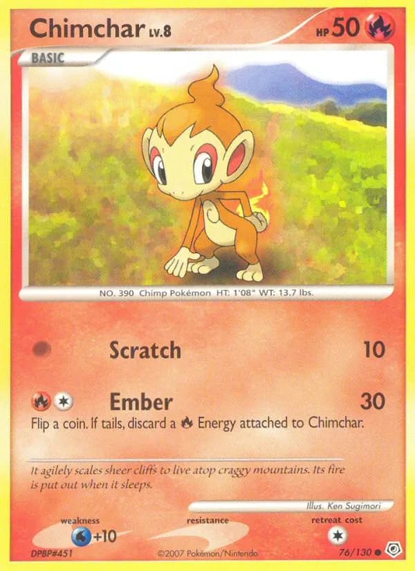 Chimchar – Diamond & Pearl 76