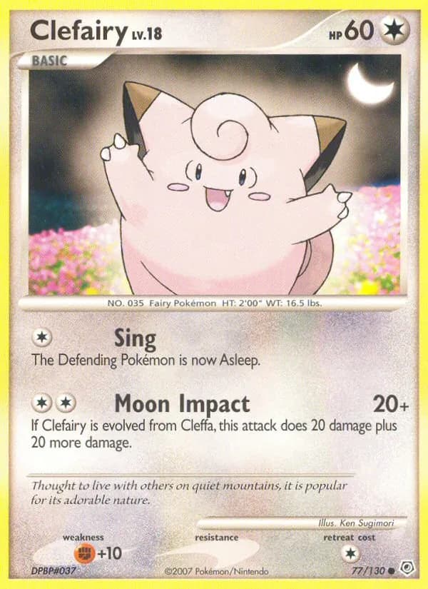 Clefairy – Diamond & Pearl 77