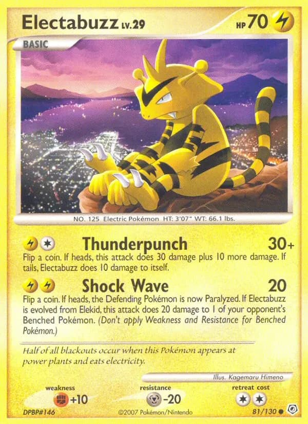 Electabuzz – Diamond & Pearl 81