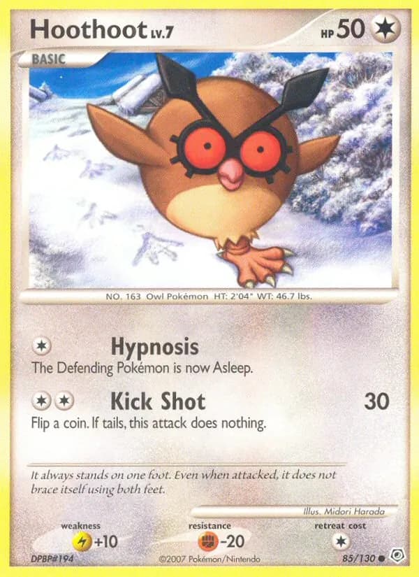 Hoothoot – Diamond & Pearl 85