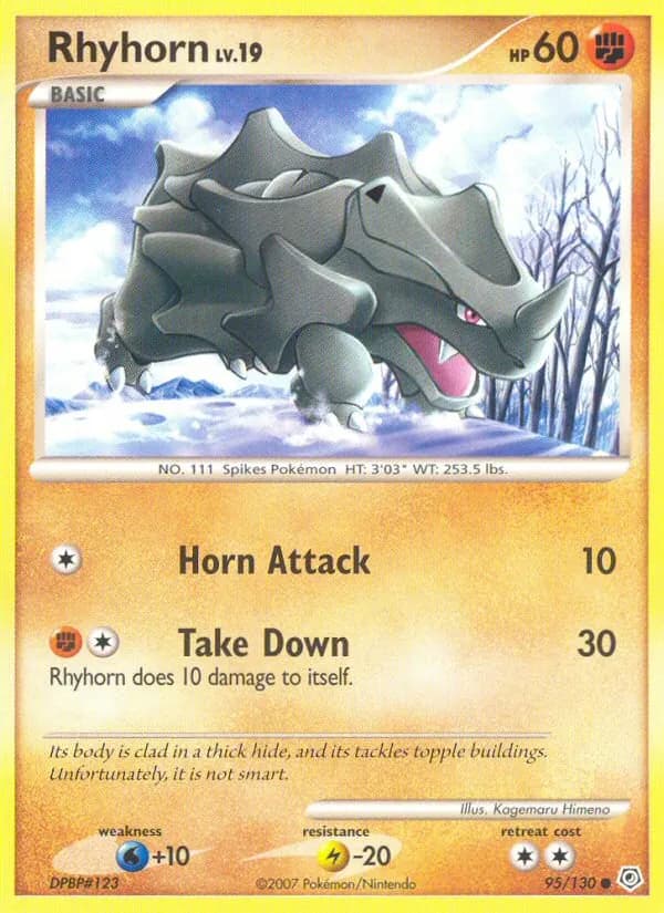 Rhyhorn – Diamond & Pearl 95