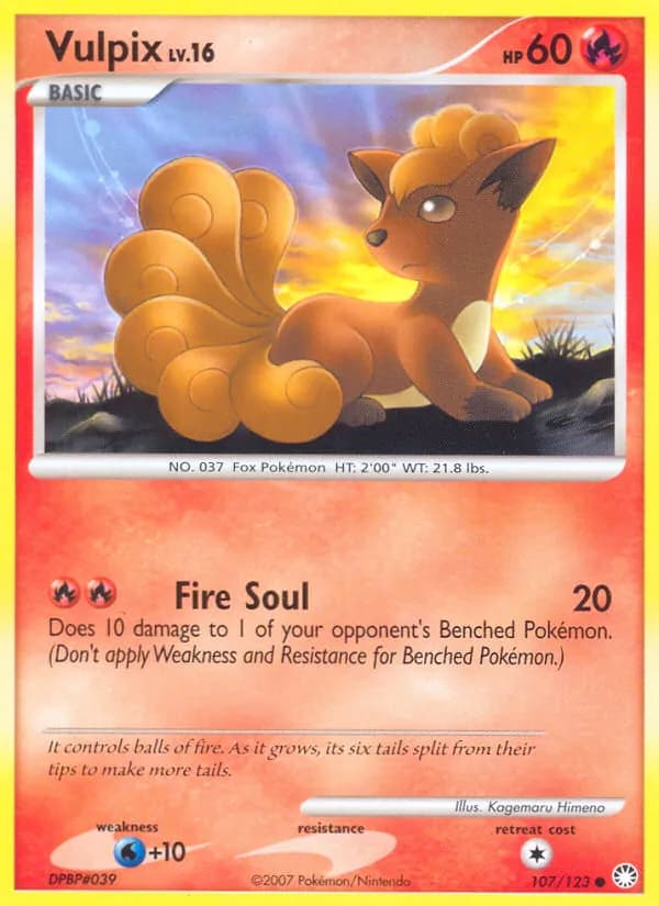 Vulpix – Mysterious Treasures 107