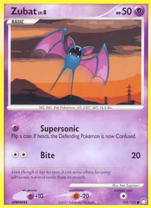 Zubat – Mysterious Treasures 108