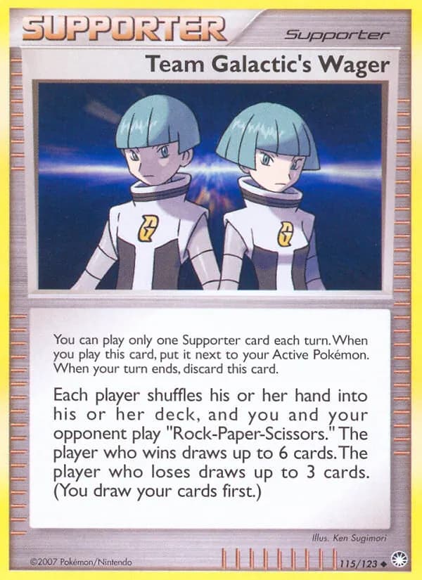 Team Galactic's Wager – Mysterious Treasures 115