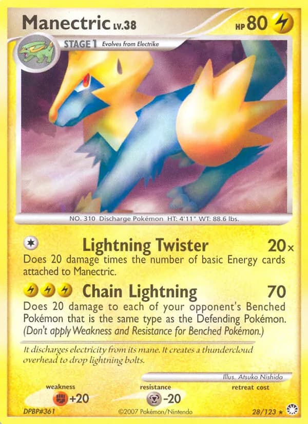 Manectric – Mysterious Treasures 28