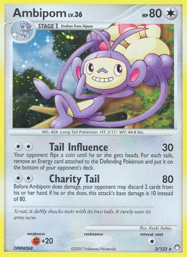 Ambipom – Mysterious Treasures 3