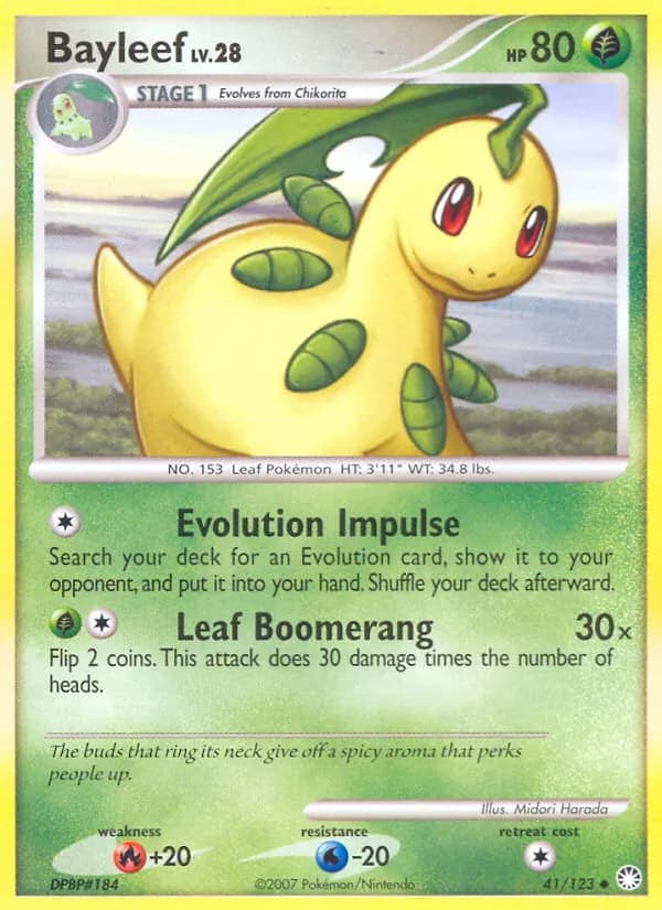 Bayleef – Mysterious Treasures 41