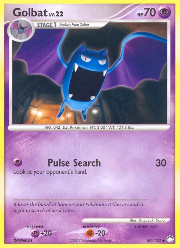 Golbat – Mysterious Treasures 50