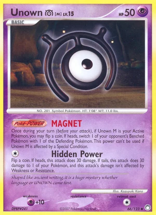 Unown M – Mysterious Treasures 66