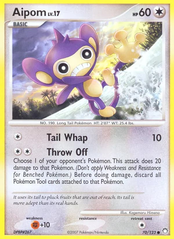 Aipom – Mysterious Treasures 70