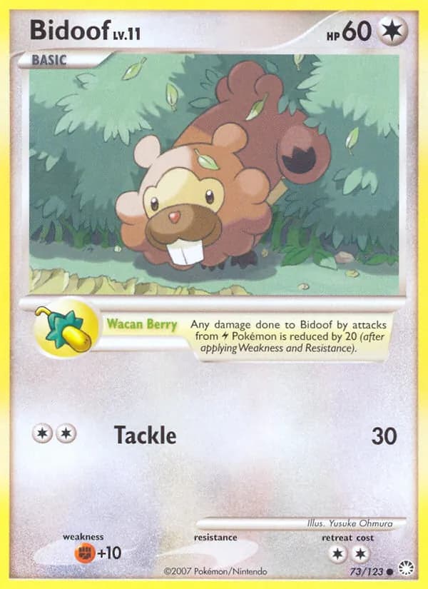 Bidoof – Mysterious Treasures 73