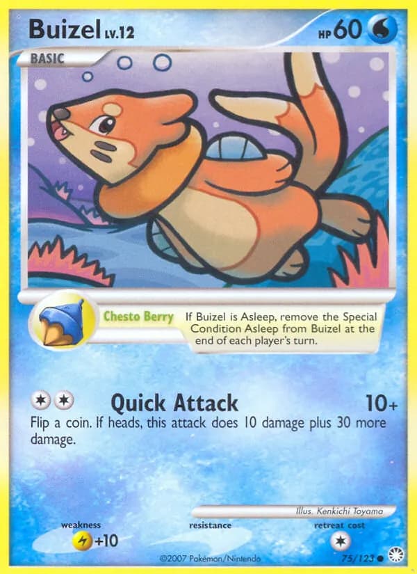 Buizel – Mysterious Treasures 75