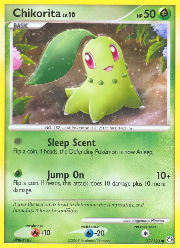 Chikorita – Mysterious Treasures 77