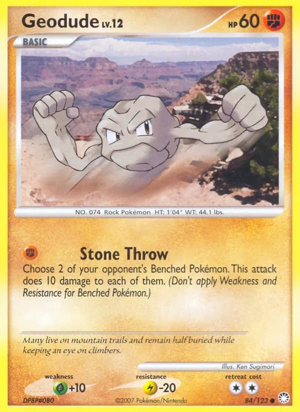 Geodude – Mysterious Treasures 84