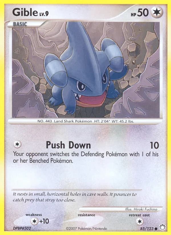 Gible – Mysterious Treasures 85