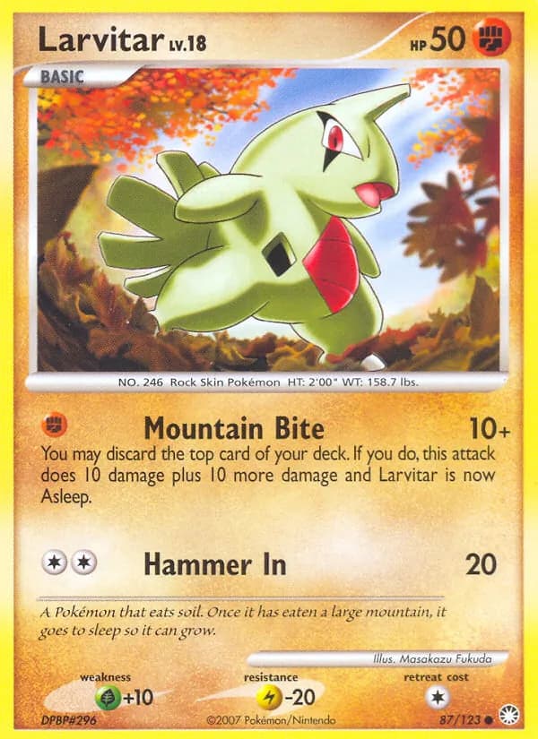 Larvitar – Mysterious Treasures 87