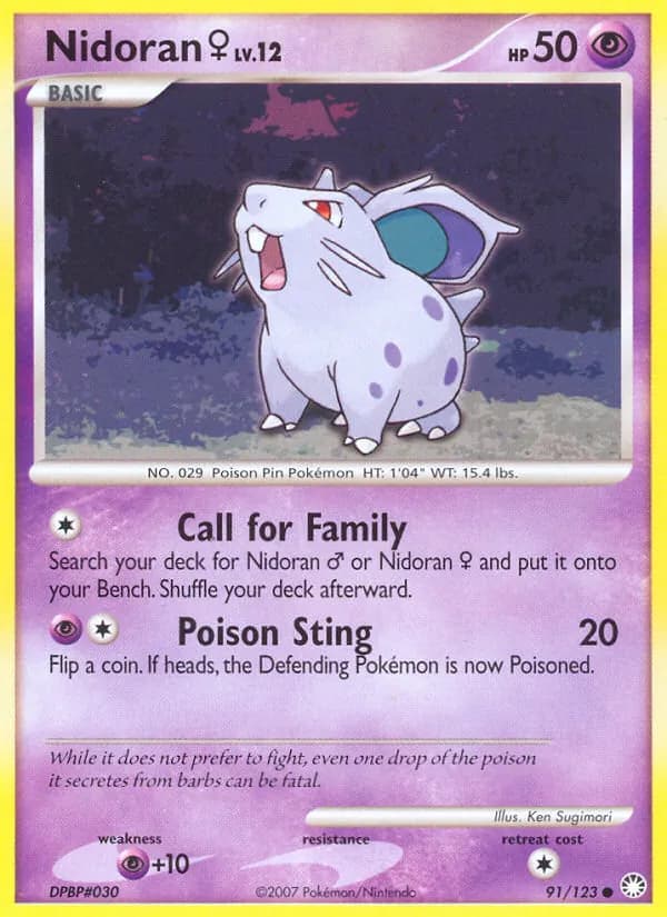 Nidoran♀ – Mysterious Treasures 91